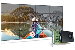 Matrox выпустила мультидисплейную видеокарту D-Series D1450