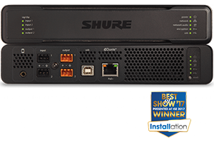 Инженеры Shure разработали IntelliMix P300 и схему его применения