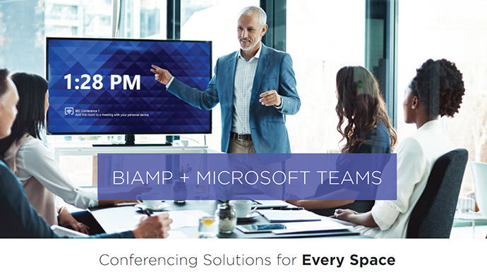 Аудиорешения Biamp получили сертификацию Microsoft Teams