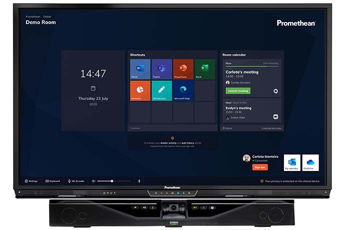 Yamaha, Promethean и DisplayNote представили совместное решение