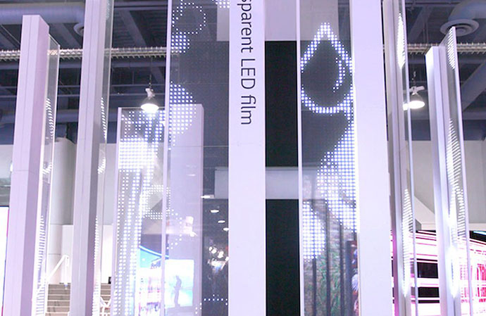 InfoComm 2017: WOW-эффект прозрачного LED-Film дисплея LG