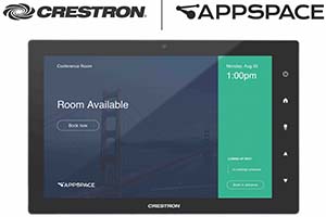 InfoComm 2018: новые сенсорные панели Crestron для бронирования