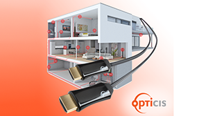 Удлинение HDMI без внешнего питания: гибридный кабель Opticis