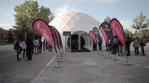 Разворот на 360 градусов: купольная проекция площадью 800 кв.м