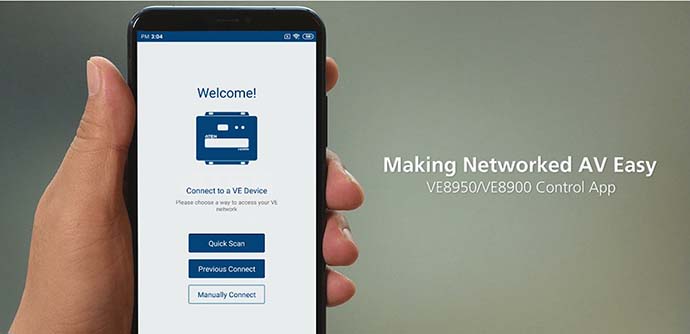 AV over IP системой ATEN теперь можно управлять и со смартфона