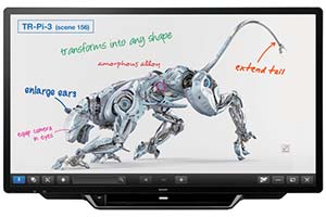 Новый интерактивный дисплей BIG PAD Sharp: смотрим, что он умеет