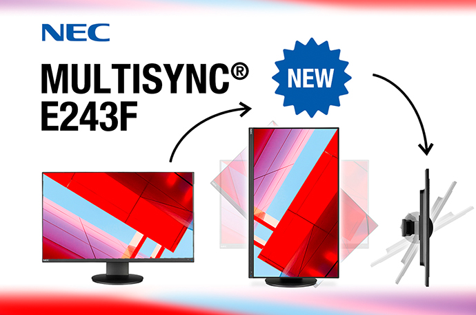 NEC Display Solutions представила новую модель MultiSync® E243F