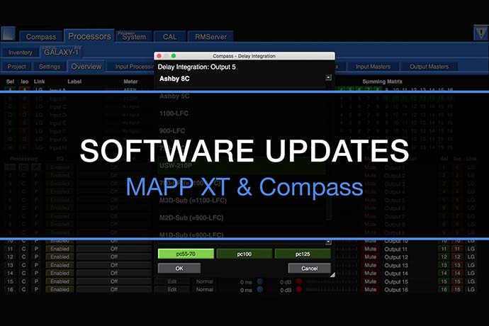 Meyer Sound произвела глобальное обновление MAPP XT и Compass