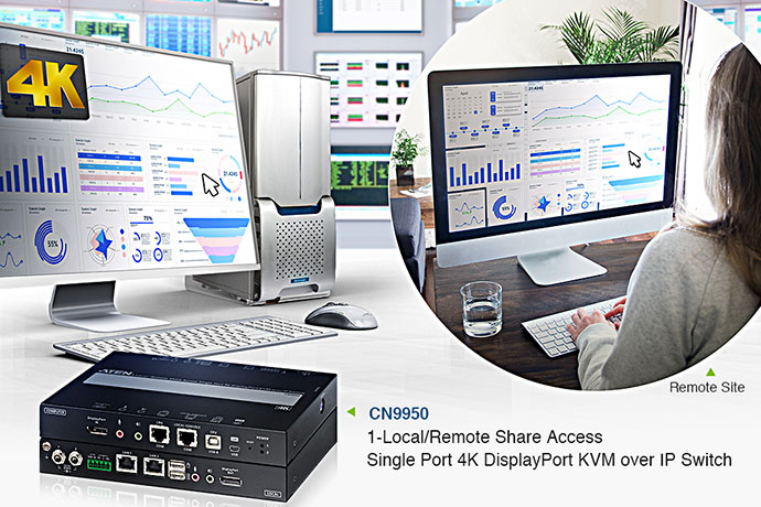 ATEN CN9950 — безопасный IP KVM доступ к удаленным ресурсам