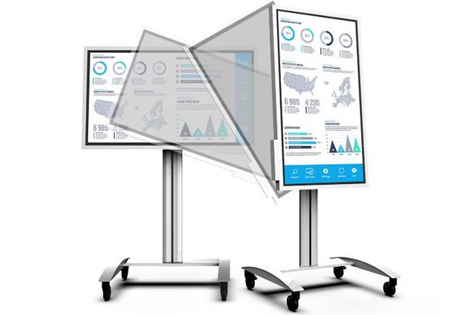 Peerless-AV Flip — интерактивный дисплей Samsung под любым углом