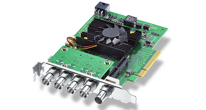 Новая Blackmagic Design с интерфейсом Quad Link 12G‑SDI