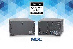 Дисплеи NEC сертифицированы для систем Extron Quantum Ultra