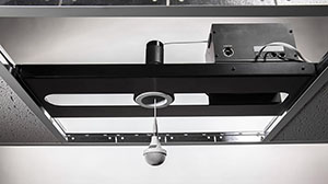 Выдвижной подвесной микрофонный массив от Clockaudio