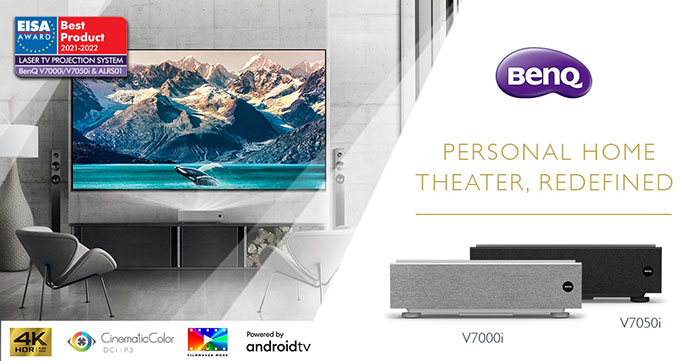 Проекторы BenQ V7000i и V7050i получили премию EISA