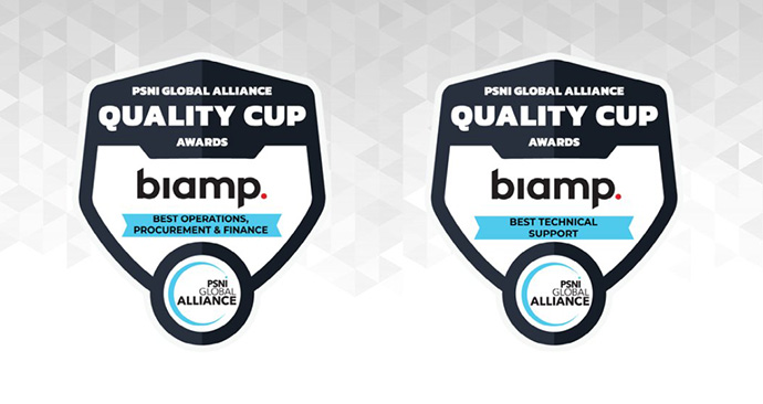 Biamp стал двухкратным победителем PSNI Quality Cup 2021