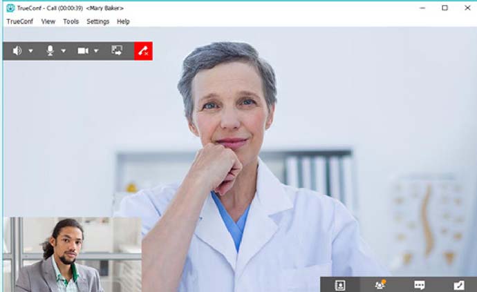 TrueConf и ClinicTracker из США создали телемедицинский сервис