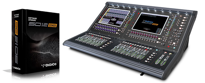DiGiCo обновила консоли SD12 и SD10, добавив каналов и шин