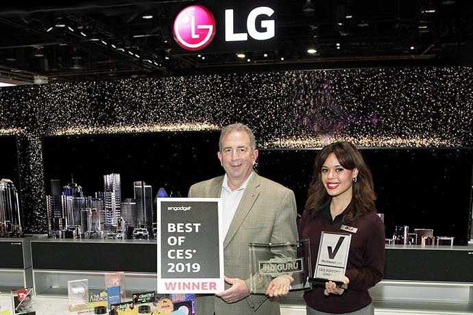 LG стала 140-кратным призером выставки CES 2019