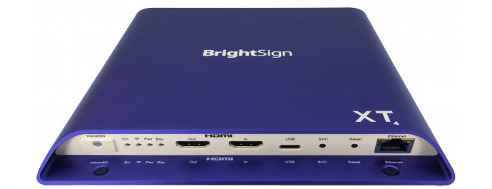 ISE 2018: BrightSign покажет медиаплееры XD и XT 4-й серии