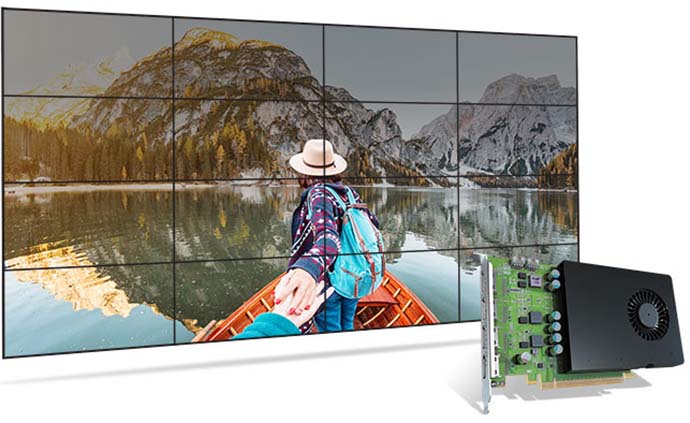 Matrox выпустила мультидисплейную видеокарту D-Series D1450