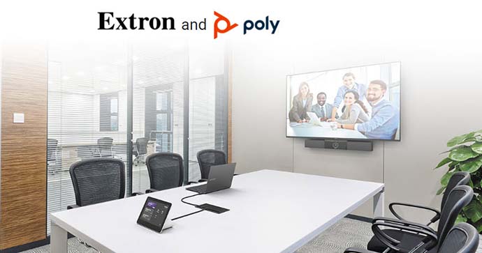 Масштабируемые решения для переговорных от Extron и Poly