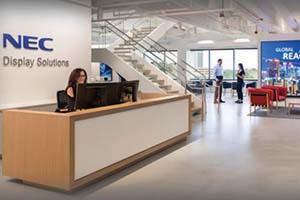 Подробности об оснащении нового офиса NEC Display Solutions в США