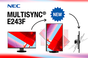 NEC Display Solutions представила новую модель MultiSync® E243F