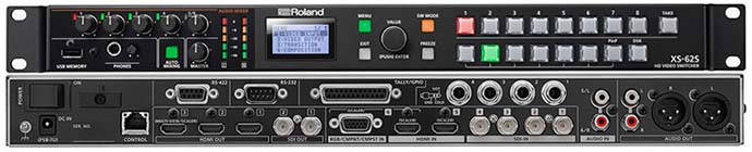 Шестиканальный видеомикшер Roland: управляет PTZ-камерой