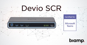 Biamp Devio SCR-20CX и SCR-20TX сертифицированы для Teams Rooms