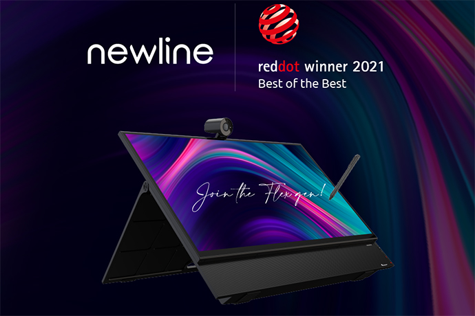 Newline FLEX стал победителем премии Red Dot Design Award