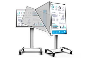 Peerless-AV Flip — интерактивный дисплей Samsung под любым углом
