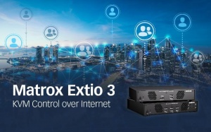 Matrox добавила в удлинители Extio 3 функцию KVM-over-internet