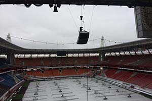 Акустика, соответствующая требованиям FIFA: испытано на «Локо»!