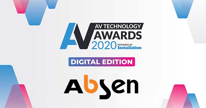 Absen стала двухкратным призером AV Technology Awards 2020