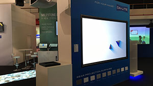 Экраны Da-Lite и крепления Chief: лучший Milestone на ISE 2016