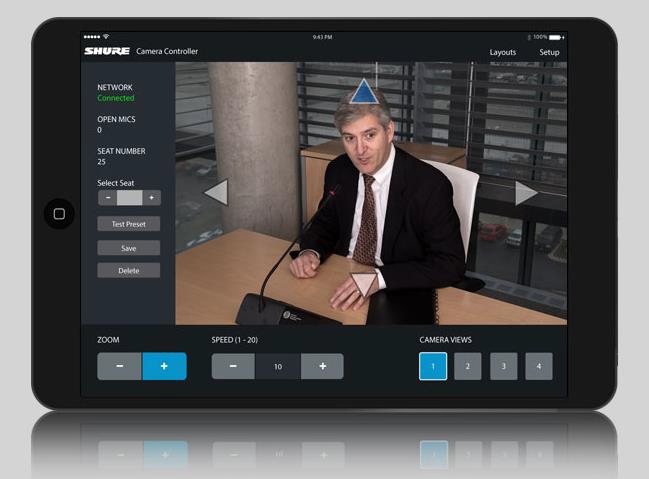 Удобная и современная система наведения камер Shure CP 7890