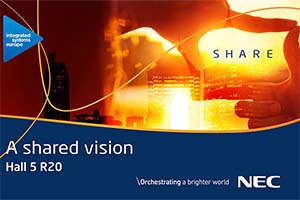 ISE 2020: NEC представит свое «общее видение» будущего