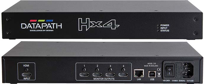 4К контроллер видеостен Hx4 Datapath: функциональная новинка