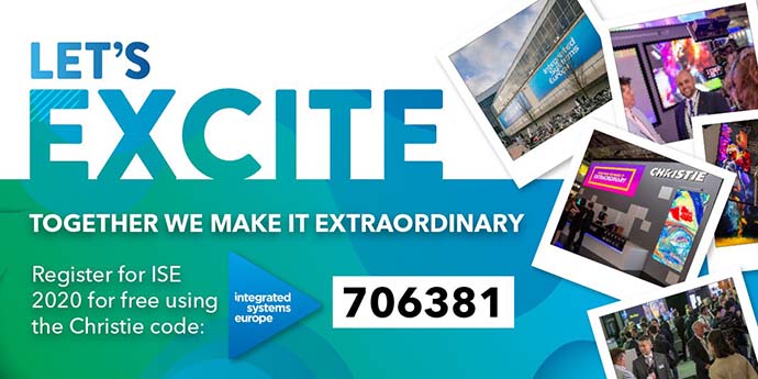 ISE 2020: потрясающие комплексные решения Christie