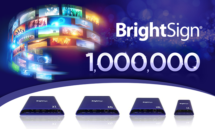1000000 штук продано! BrightSign отгрузил юбилейный медиаплеер