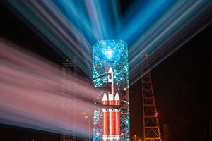 Впервые в этом мире: 3D мэппинг на действующую ракету