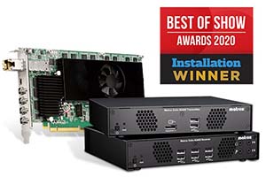 ISE 2020: Экстендеры Matrox Extio 3 получили Best of Show