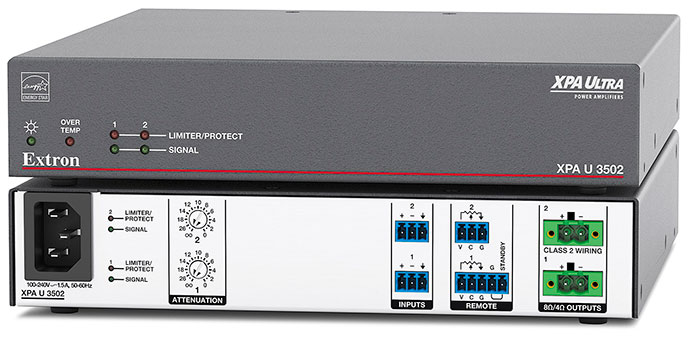 Extron XPA U 3502 – высокая мощность в компактном исполнении