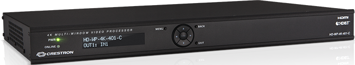 Новый многооконный видеопроцессор Crestron HD-WP-4K-401-C