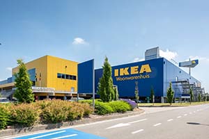 Аудиосистема AUDAC во флагманском бельгийском магазине IKEA