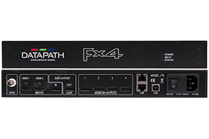 Поддержка входного разрешения 4K@60 через HDMI в FX4 Datapath 