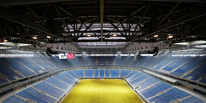 «Санкт-Петербург Арена» оснащена системой технологического ТВ