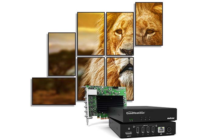 ISE 2020: Matrox расширяет семейство контроллеров QuadHead2Go