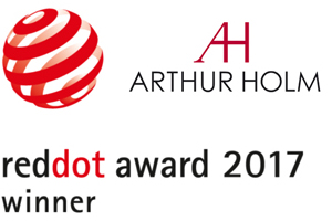 2 награды Arthur Holm от Red Dot Award Product Design 2017