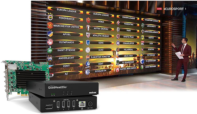 Matrox QuadHead2Go получили совместимость с PRIME Video Wall
